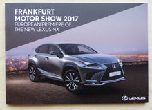 Lade das Bild in den Galerie-Viewer, Lexus New 2018 NX CT 200h - Pressemappe IAA Frankfurt 2017 + USB 8 GB englisch
