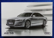 Lade das Bild in den Galerie-Viewer, Audi A8 A8L W12 S8 plus quattro MJ 2017 - Prospekt Brochure 04.2016
