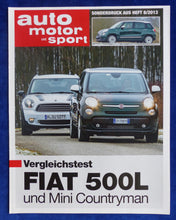 Lade das Bild in den Galerie-Viewer, Fiat 500L vs MINI Countryman - Vergleichstest - Sonderdruck ams Heft 8/2013
