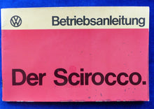 Lade das Bild in den Galerie-Viewer, VW Scirocco MJ 1975 - Betriebsanleitung Bedienungsanleitung Handbuch 08.1974
