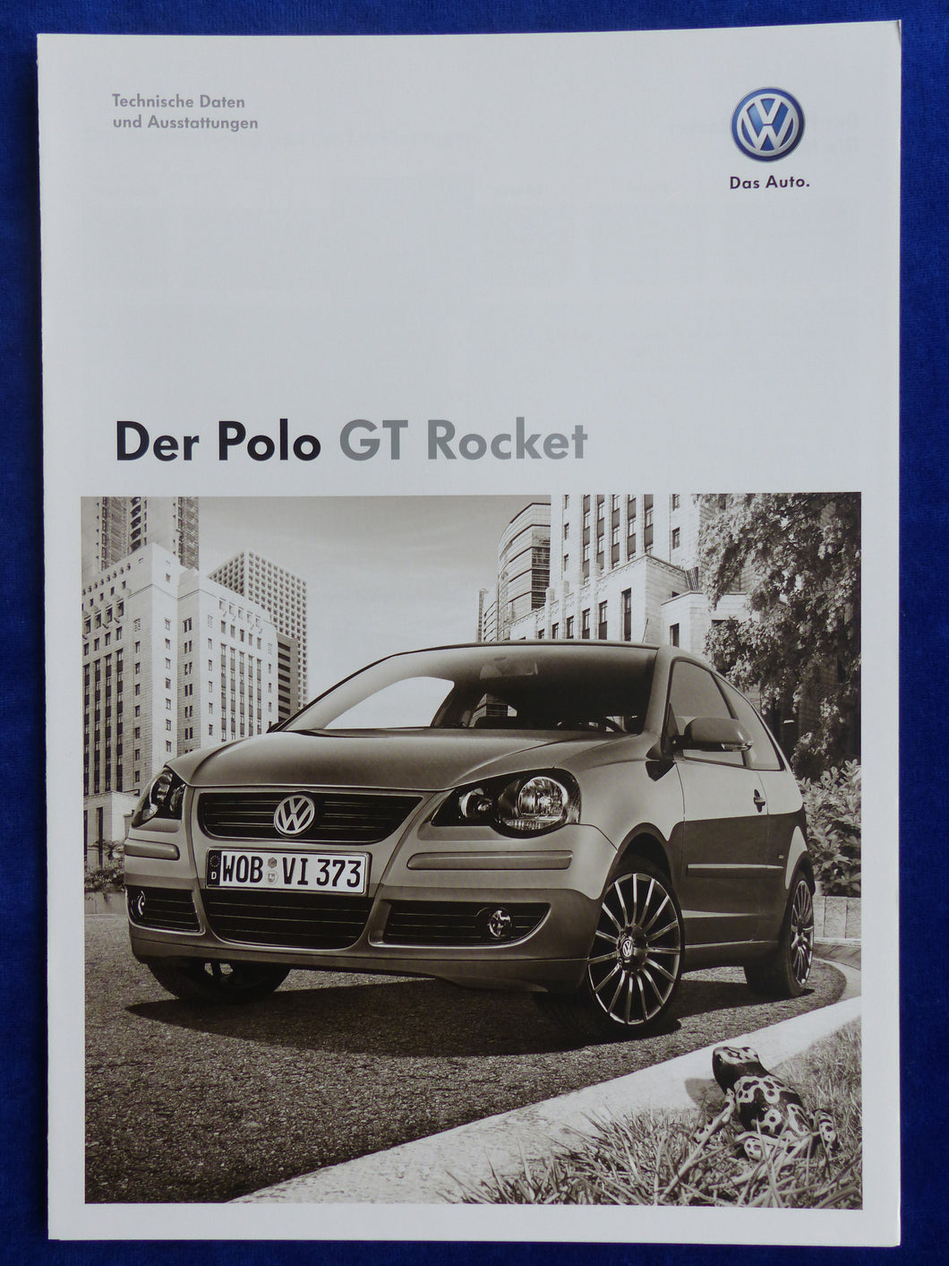 VW Polo GT Rocket - Preisliste MJ 2009 - Prospekt Brochure 06.2008