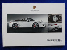 Lade das Bild in den Galerie-Viewer, Porsche Exclusive 911 Typ 991 MJ 2012 - Hardcover Prospekt Brochure 10.2011

