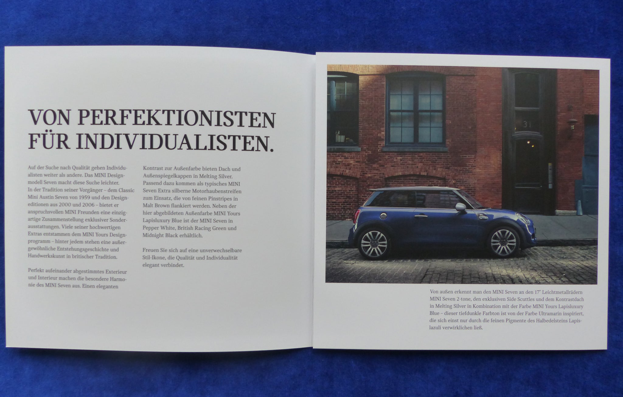 Mini Seven Edition 3-Türer 5-Türer MJ 2017 - Prospekt Brochure