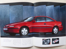 Lade das Bild in den Galerie-Viewer, Opel Calibra MJ 1990 - Prospekt Brochure + Daten 09.1989 Großformat
