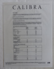 Lade das Bild in den Galerie-Viewer, Opel Calibra MJ 1990 - Prospekt Brochure + Daten 09.1989 Großformat
