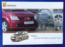 Lade das Bild in den Galerie-Viewer, Renault Modus - Prospekt Brochure 2004 Tunesien französisch
