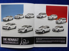Lade das Bild in den Galerie-Viewer, Renault Paris Sondermodelle Twingo Megane MJ 2014 - Prospekt Brochure 12.2013
