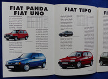 Lade das Bild in den Galerie-Viewer, Fiat Programm 1994 - Panda Uno Tipo Tempra Croma - Prospekt Brochure 09.1993
