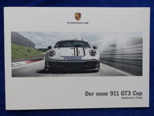 Lade das Bild in den Galerie-Viewer, Porsche 911 GT3 Cup Rennwagen Typ 991 MJ 2013 - Prospekt Brochure 11.2012
