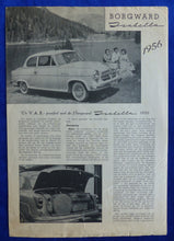 Lade das Bild in den Galerie-Viewer, Borgward Isabella - Prospekt Brochure 1956 Niederlande holländisch
