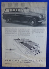 Lade das Bild in den Galerie-Viewer, Borgward Isabella - Prospekt Brochure 1956 Niederlande holländisch
