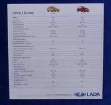 Lade das Bild in den Galerie-Viewer, Lada Kompakt-Modelle 1118 1119 MJ 2008 - Prospekt Brochure 09.2007
