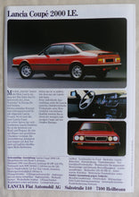 Lade das Bild in den Galerie-Viewer, Lancia Modelle '82 - Trevi H.P. Executive Coupe 2000 - Prospekt Brochure 03.1982

