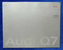 Lade das Bild in den Galerie-Viewer, Audi Q7 TDI FSI quattro - Preisliste MJ 2007 - Prospekt Brochure 10.2006
