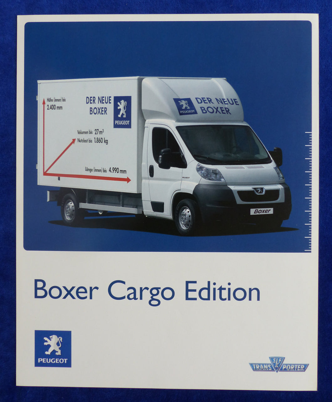 Peugeot Boxer Cargo Edition MJ 2007 - Prospekt Brochure 02.2007