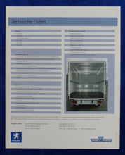 Lade das Bild in den Galerie-Viewer, Peugeot Boxer Cargo Edition MJ 2007 - Prospekt Brochure 02.2007
