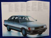 Lade das Bild in den Galerie-Viewer, Audi 100 quattro CC CS CD Typ C3 - Prospekt Brochure 01.1984 Dänemark dänisch
