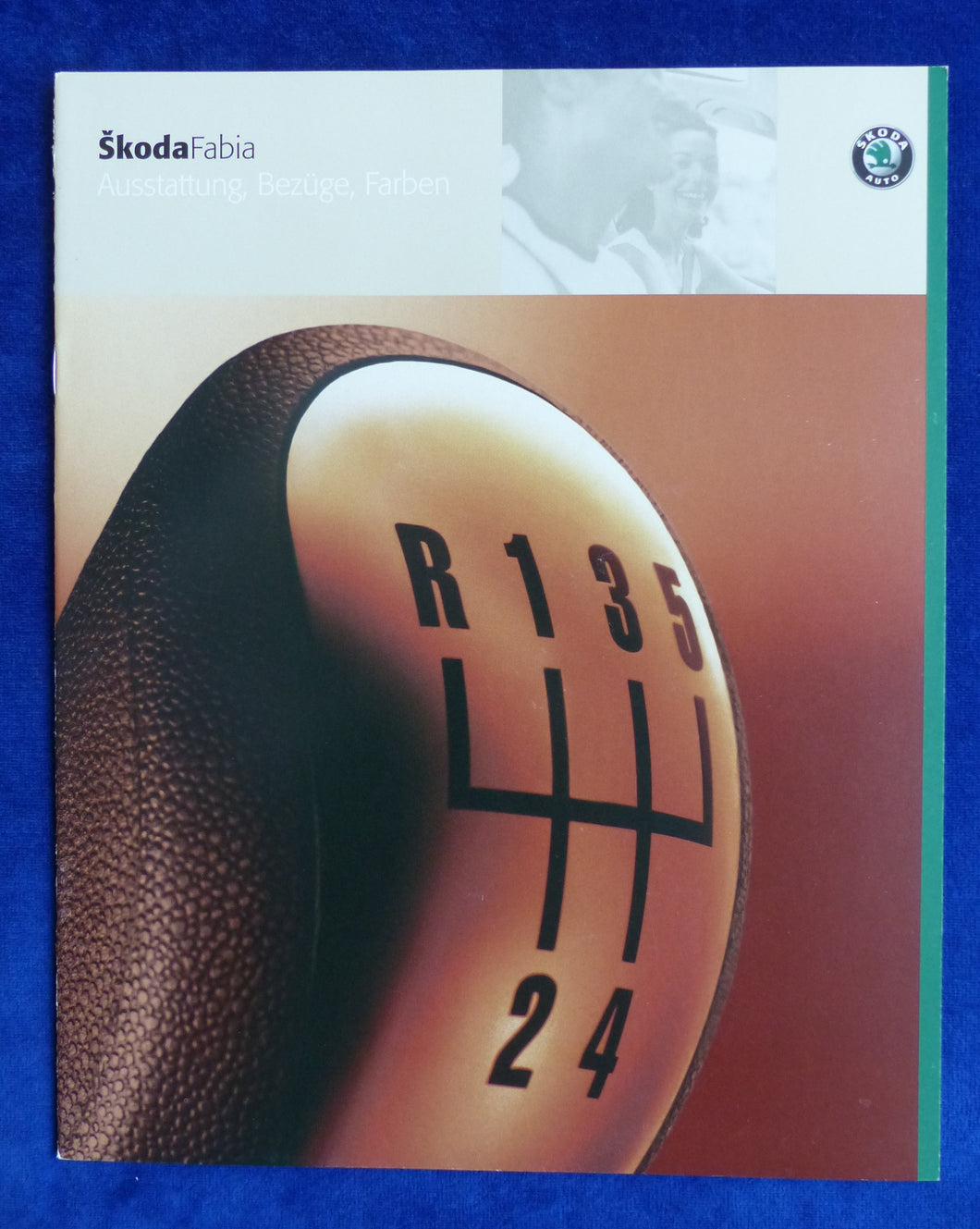 Skoda Fabia - Ausstattung Polster Farben MJ 2000 - Prospekt Brochure 02.2000