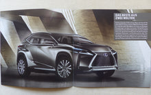 Lade das Bild in den Galerie-Viewer, Lexus LF-NX Studie Future Concept Crossover NX - Prospekt Brochure 09.2013
