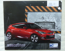 Lade das Bild in den Galerie-Viewer, Hyundai Veloster City-Coupé MJ 2013 - Prospekt Brochure 04.2012
