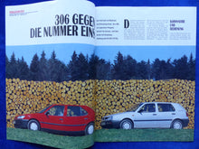 Lade das Bild in den Galerie-Viewer, Peugeot 306 vs VW Golf MJ 1994 - Vergleichstest - Sonderdruck mot Heft 12/1993
