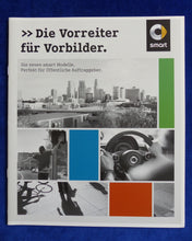 Lade das Bild in den Galerie-Viewer, Smart fortwo forfour - Modelle für öffentliche Auftraggeber - Prospekt 09.2014
