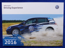 Lade das Bild in den Galerie-Viewer, VW Driving Experience Sommerprogramm Golf R 2016 - Prospekt Brochure 03.2016
