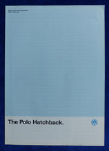 Lade das Bild in den Galerie-Viewer, VW Polo Hatchback - Specification &amp; equipment MY 1990 - Prospekt 08.1989 english
