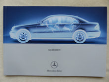 Lade das Bild in den Galerie-Viewer, Mercedes-Benz Sicherheit S-Klasse Pre-Safe MJ 2003 - Prospekt Brochure 08.2002
