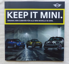 Lade das Bild in den Galerie-Viewer, Mini JCW John Cooper Works Zubehör für alle Modelle ab 2006 - Prospekt 01.2009
