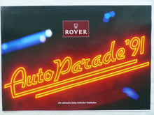 Lade das Bild in den Galerie-Viewer, Rover Modelle 1991 - 214 216 GSi 416 827 Mini Cooper - Prospekt Brochure 01.1991
