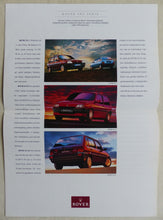 Lade das Bild in den Galerie-Viewer, Rover Modelle 1991 - 214 216 GSi 416 827 Mini Cooper - Prospekt Brochure 01.1991

