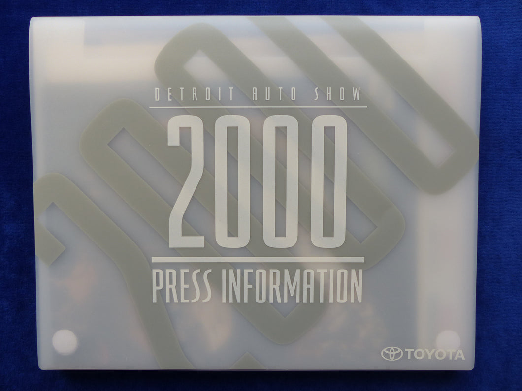 Toyota Cars & Trucks Sequoia MR2 Celica - US-Pressemappe press-kit Detroit 2000
