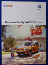 Lade das Bild in den Galerie-Viewer, VW Caddy JAKO-O Edition Sondermodell - Prospekt Preisliste Brochure 03.2013
