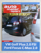 Lade das Bild in den Galerie-Viewer, VW Golf Plus vs Ford Focus C-Max - Doppeltest - Sonderdruck AMS Heft 10/2005
