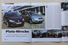 Lade das Bild in den Galerie-Viewer, VW Golf Plus vs Ford Focus C-Max - Doppeltest - Sonderdruck AMS Heft 10/2005
