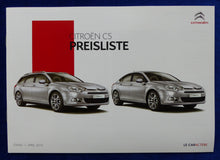 Lade das Bild in den Galerie-Viewer, Citroen C5 Limousine Tourer - Preisliste MJ 2017 - Prospekt Brochure 04.2016
