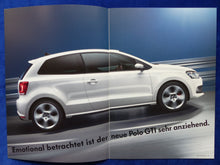 Lade das Bild in den Galerie-Viewer, VW Polo GTI MJ 2011 - Prospekt Brochure 04.2010
