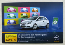 Lade das Bild in den Galerie-Viewer, Opel Corsa Limited limitiertes Sondermodell MJ 2011 - Prospekt Brochure 07.2010

