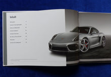 Lade das Bild in den Galerie-Viewer, Porsche Exclusive Cayman Typ 981c MJ 2014 - Hardcover Prospekt Brochure 04.2013

