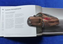 Lade das Bild in den Galerie-Viewer, Porsche Exclusive Cayman Typ 981c MJ 2014 - Hardcover Prospekt Brochure 04.2013
