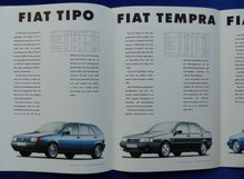Lade das Bild in den Galerie-Viewer, Fiat Programm 1993 Panda Uno Tipo Tempra Croma - Prospekt Brochure 05.1992
