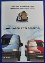 Lade das Bild in den Galerie-Viewer, Peugeot Boxer &amp; Expert Transporter - Prospekt Brochure 90er
