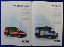 Lade das Bild in den Galerie-Viewer, Peugeot Boxer &amp; Expert Transporter - Prospekt Brochure 90er
