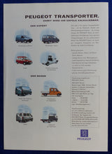 Lade das Bild in den Galerie-Viewer, Peugeot Boxer &amp; Expert Transporter - Prospekt Brochure 90er

