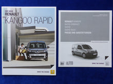 Lade das Bild in den Galerie-Viewer, Renault Kangoo Rapid Maxi MJ 2014 - Prospekt Brochure + Preisliste 05.2013

