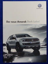 Lade das Bild in den Galerie-Viewer, VW Amarok Dark Label Sondermodell MJ 2014 - Prospekt Brochure 01.2014

