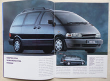 Lade das Bild in den Galerie-Viewer, Toyota Previa MJ 1994 - Prospekt Brochure + Daten &amp; Ausstattungen 12.1993
