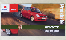 Lade das Bild in den Galerie-Viewer, Suzuki Swift 3-Türer &amp; 5-Türer MJ 2006 - Prospekt Brochure + Preisliste 03.2006
