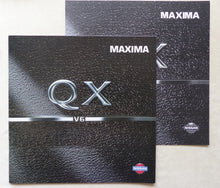 Lade das Bild in den Galerie-Viewer, Nissan Maxima QX V6 - Prospekt Brochure + Daten Ausstattungen 02.1995 Großformat
